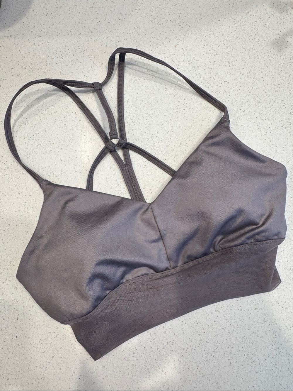 Alo Yoga Sports Bra - dark lavender XS